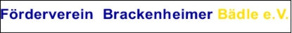 Förderverein Brackenheimer Bädle e.V.