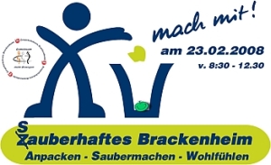 Sauberhaftes Brackenheim -Logo