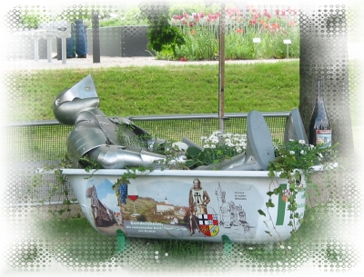 ritter in der badewanne -landesgartenschau 2008 in Bad Rappenau